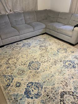 Costco Gray L-shaped Couch