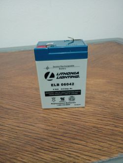 Lithonia Lighting ELB 06042 Sealed Rechargeable Battery