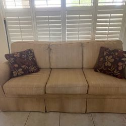 Free - Couch And Two Recliner/rocker Chairs