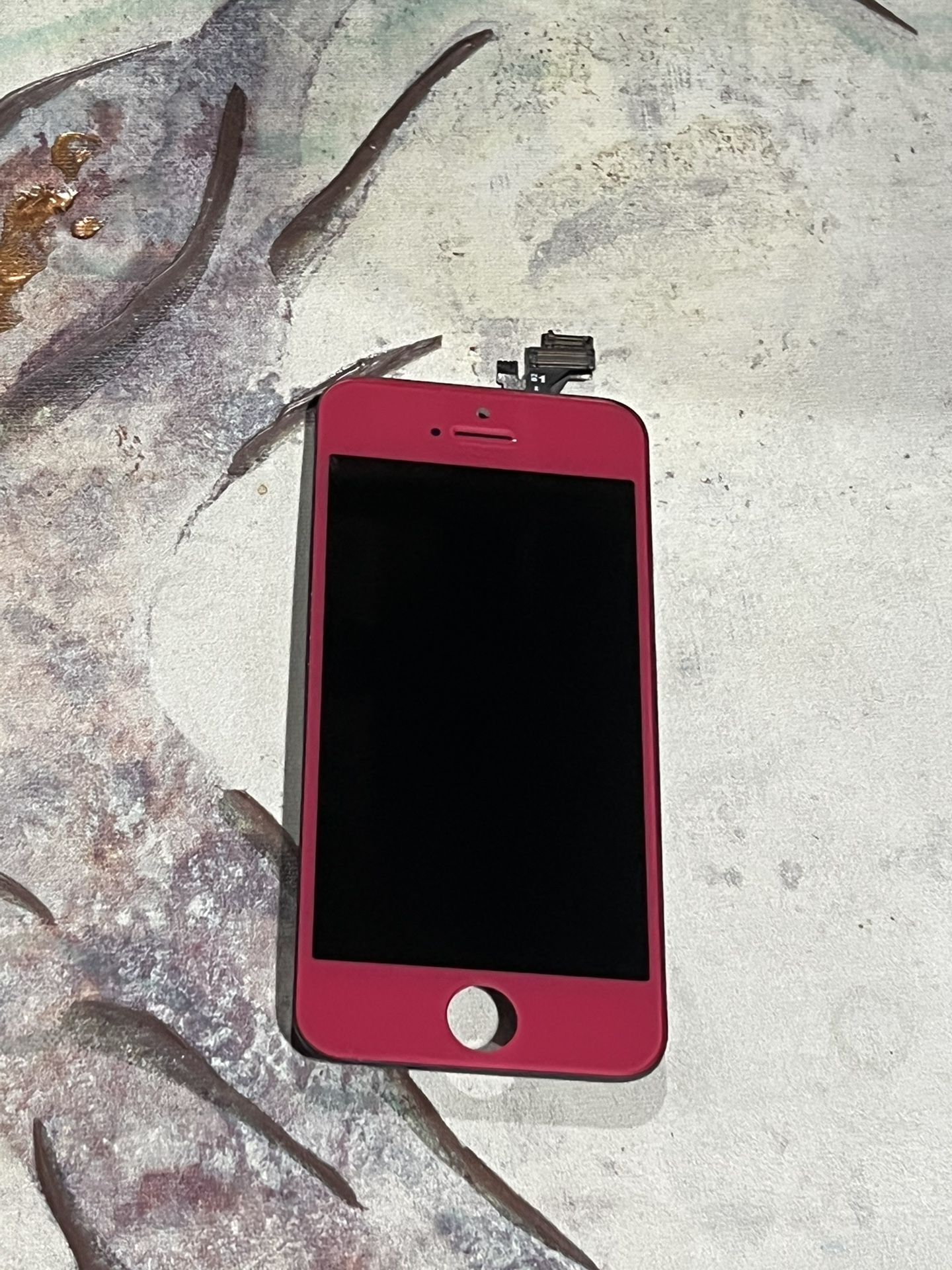 For iPhone 5 LCD Touch Display Screen Digitizer Hot Pink  Replacement