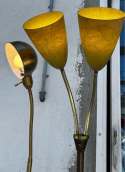 Mid-Century Modern 3-Head Gooseneck Floor Lamp