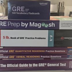 GRE Prep Books and Flashcards