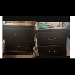 2 Brown Color End Nightstands 2 For The Price Of 1 Great Deal 