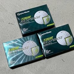 NEW GOLF BALLS TaylorMade Tour Response 12 Balls 1 or 3 Dozen