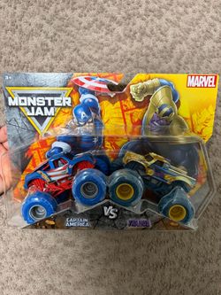 Monster Jam Captain America vs Thanos 1:64