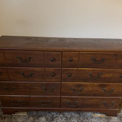 8 Drawer Wooden Dresser
