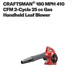 Craftsman 2-cycle 25cc  Leaf Blower Gas Powered