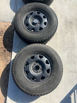 4 Goodyear Wrangler Territory A/T 235/75R15 + Honda Wheels