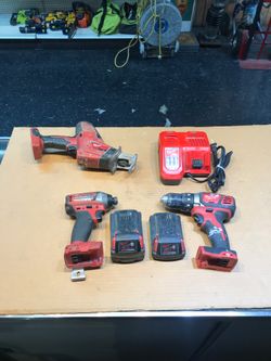 Milwaukee Tool Set Impact Driver Drill Hackzall