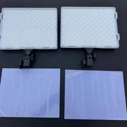 GVM-R500R LED Video Light Kit (2 Panels) w/ Stands + 2 Bonus Carry Bags