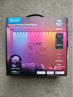 Govee String Downlights Smart LED Lights 16.4 Ft New Sealed - H808A