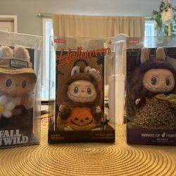 Popmart Single box labubus Fall In Wild, Halloween Pumpkin