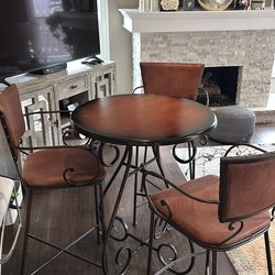 Pier One Pub table and 3 chairs