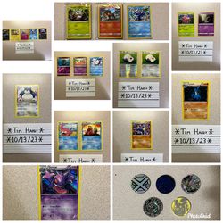 Pokémon TCG Mixed Assortment Of Cards & Coins 