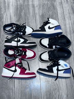 Jordan 1 High & Dunk Low Sneakers (BunJordan 1 High & Dunk Low Sneakers (Bundle)