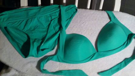 Green bikini