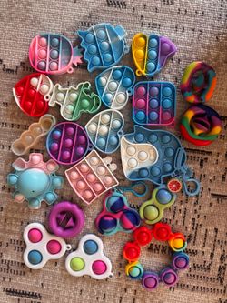 Mix of Pop It Toys
