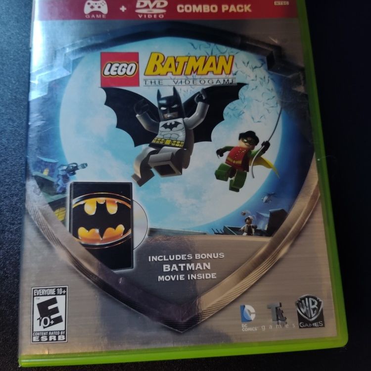 Lego Batman Game/batman Movie DVD Combo Pack - Xbox 360 