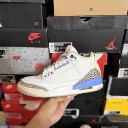 Jordan UNC 3s size 9 USED But Clean