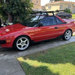 1986 Toyota Mr-2  AW11 Red 