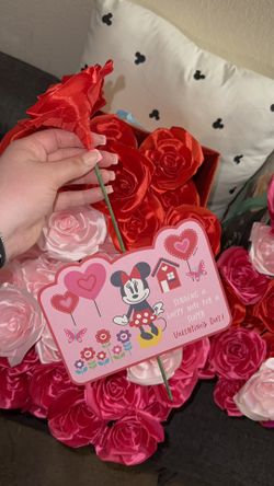 Ribbon Rose With Valentine 