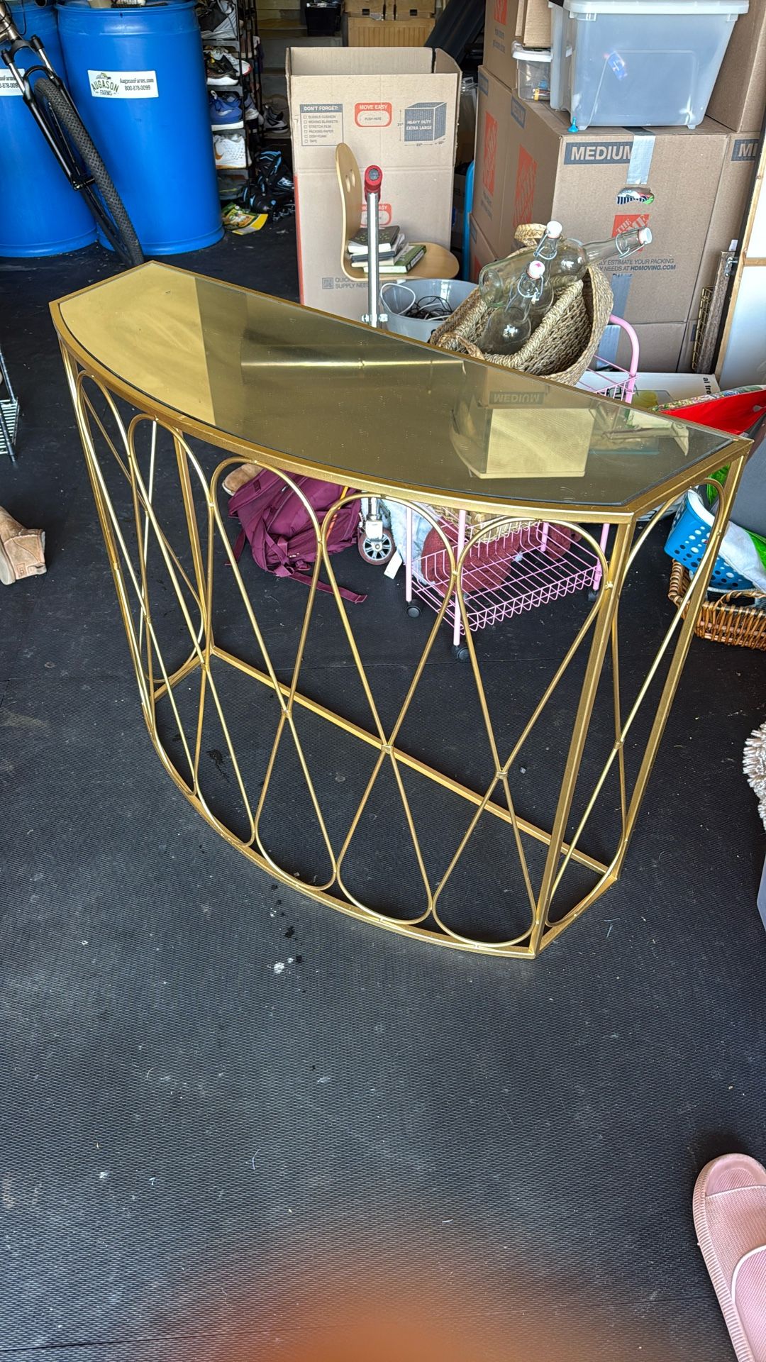 Mirror Table And Art
