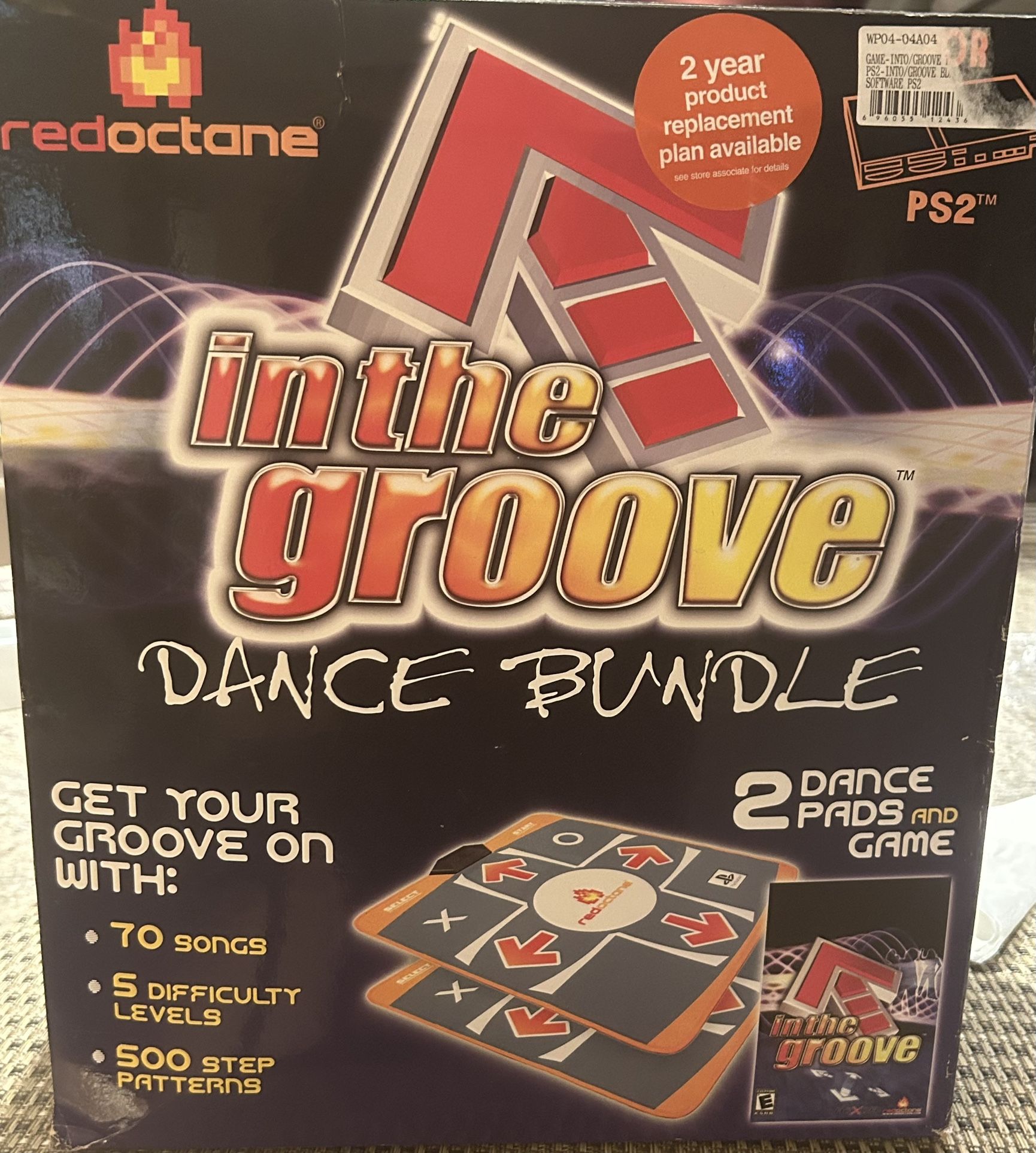 In the groove dance pads (2) and game for PS2 brand new