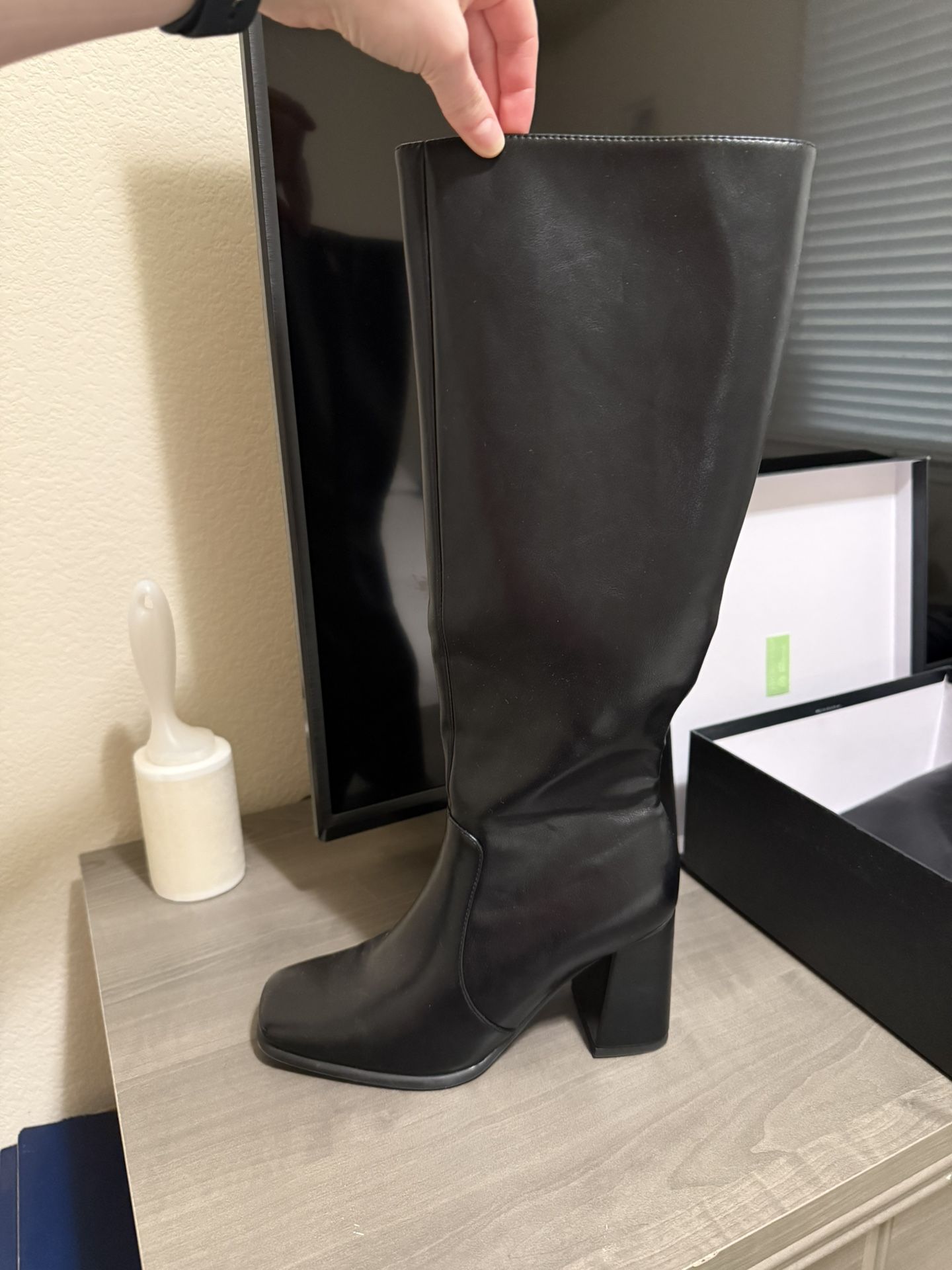 Knee High Leather Boots