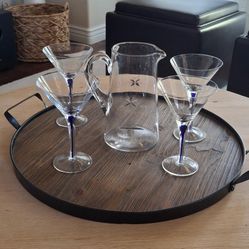 Mid Century Modern Martini Set 