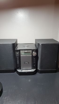 iPod clock radio system, stereo system, alarm clock,