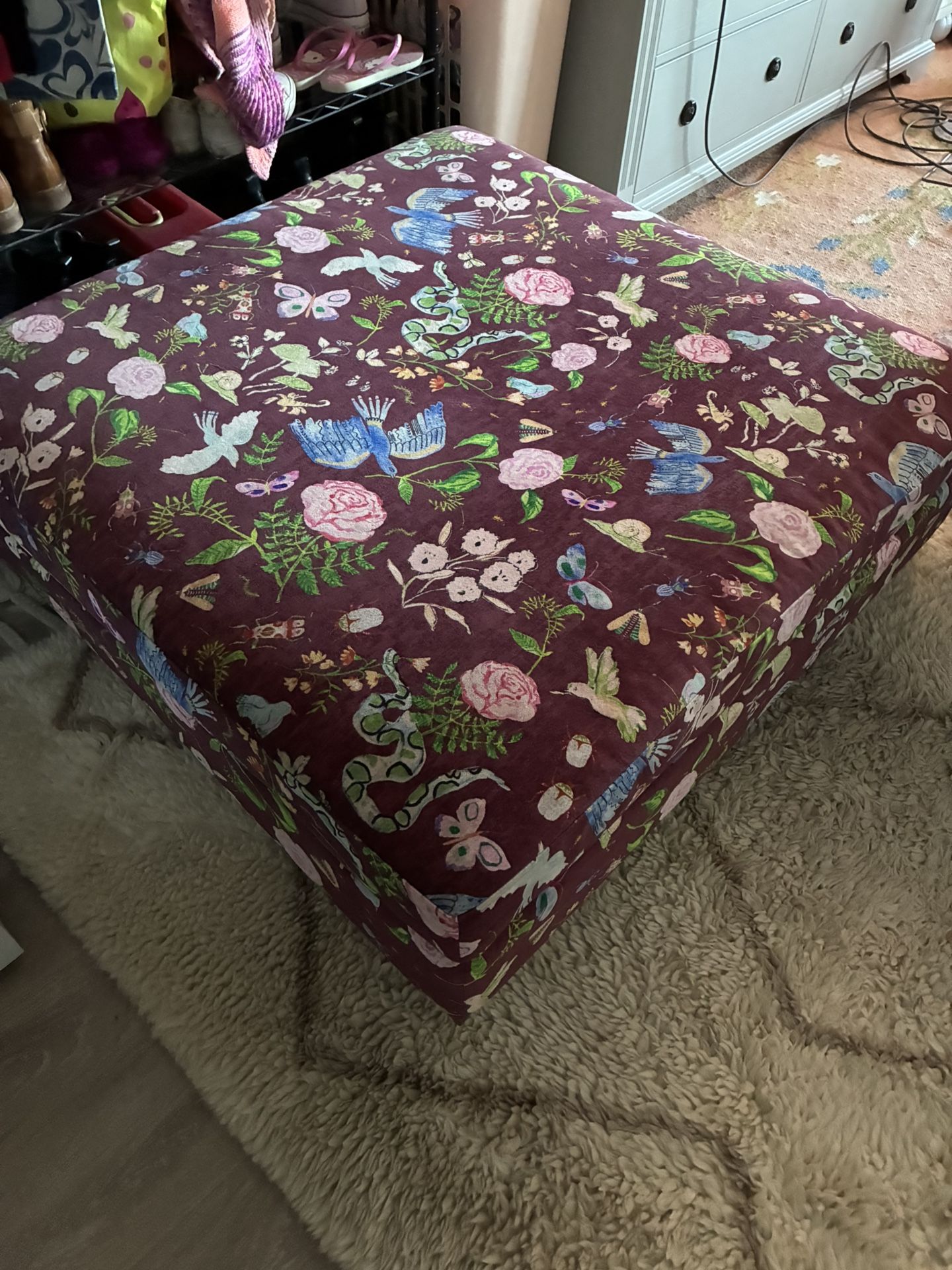 Anthropologie Wildland Ottoman