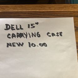 Dell 15” Laptop Carrying Bag Black