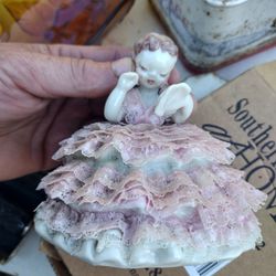 Antique Porcelain Lace Dolls