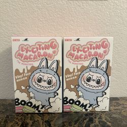 Pop Mart Labubu The Monsters Exciting Macaron Vinyl Plush Pendant Single Blind Box