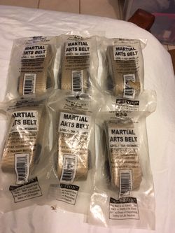 New Martial arts Belt Brown Officers