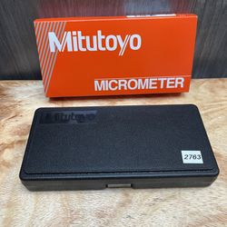 Mitutoyo Micrometer Black Storage Hard Case Only