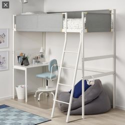 Loft IKEA bed