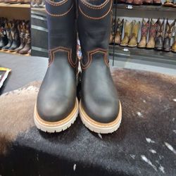 Botas De Piel De México Cómodas Para Trabajar 