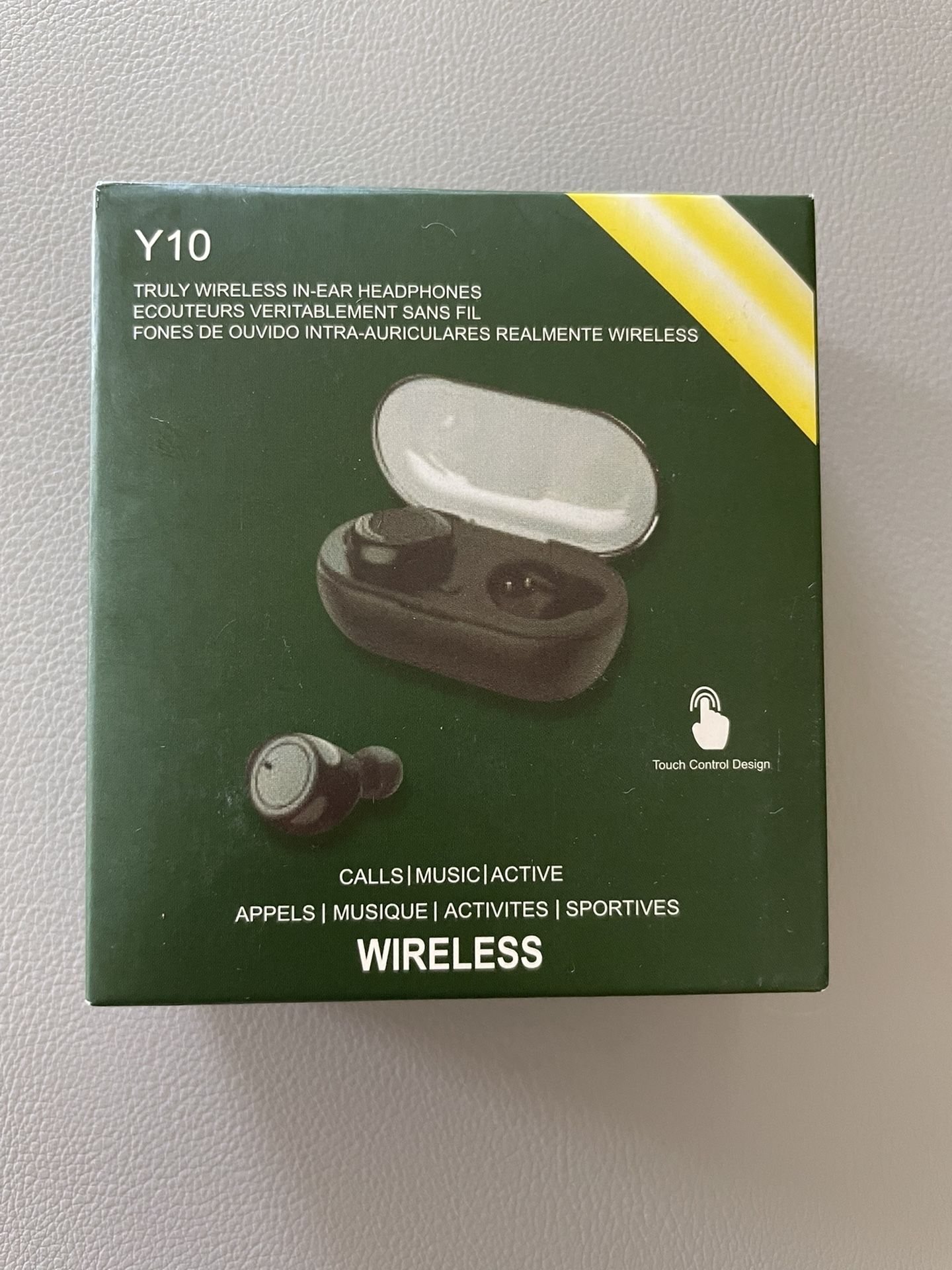New!! Waterproof Bluetooth 5.0 True Wireless Earbuds, Touch Control,32H Cyclic Playtime TWS Headphones with Charging Case and mic, in-Ear Stereo Earph