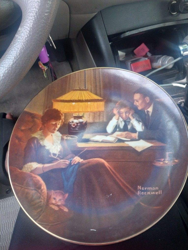 Norman Rockwell Original Plate