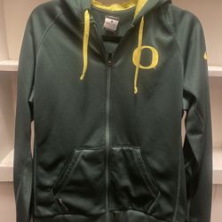 Oregon Ducks Nike Therma-fit zip up hoodie