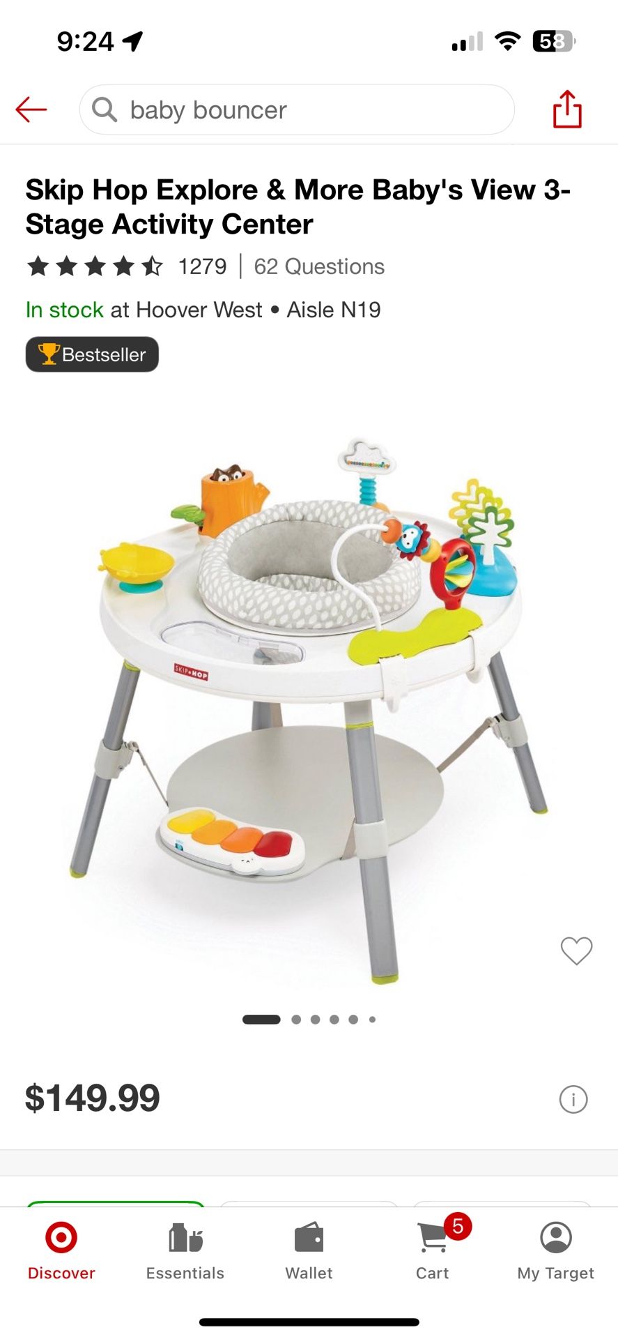 Baby Activity Center/bouncer