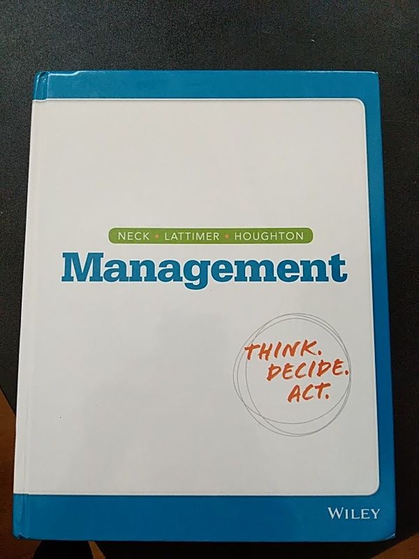 Management 360 Book CSUN Wiley (Neck, lattimer, Houghton)