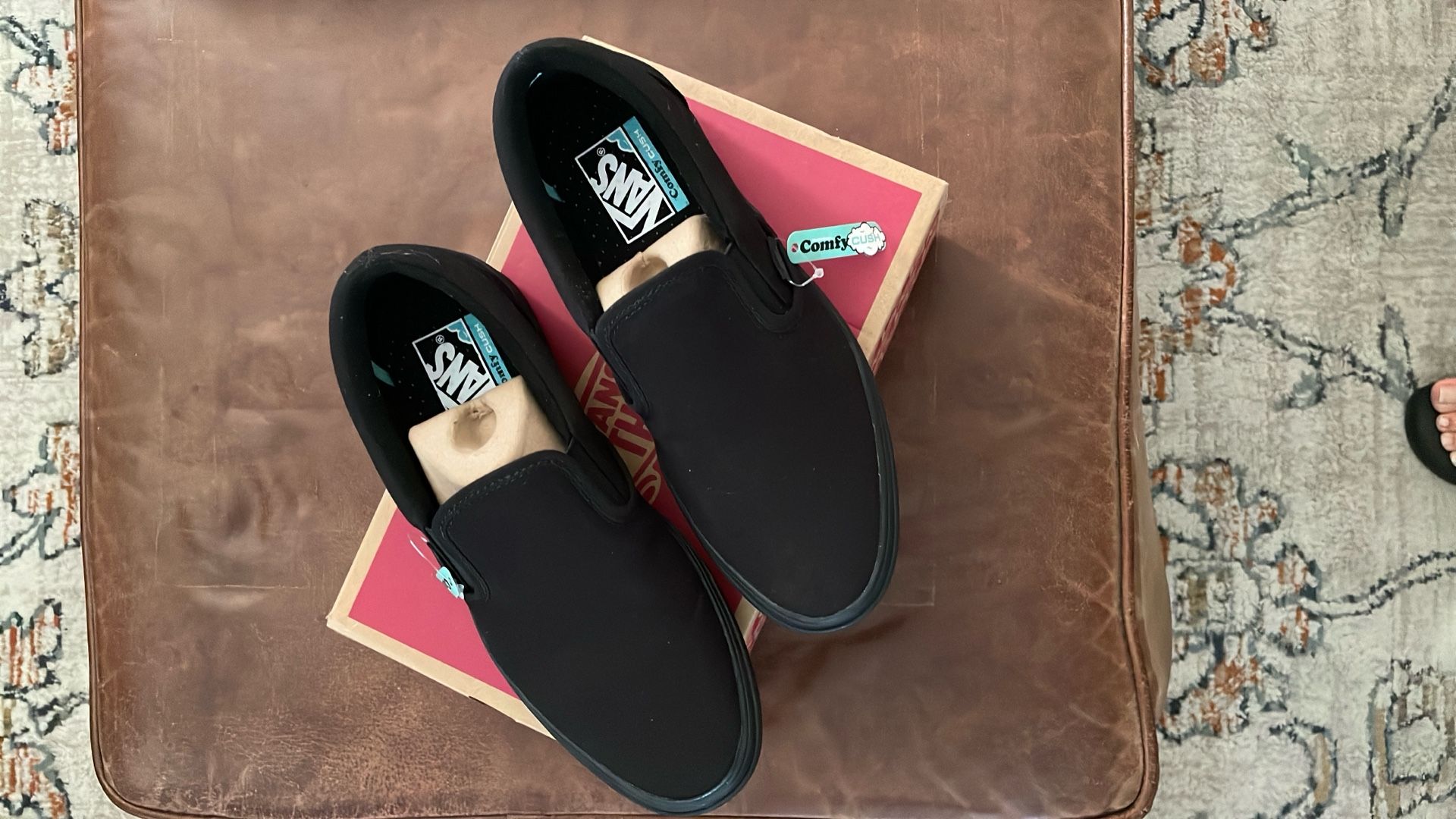 Vans black Slip On - Size 8