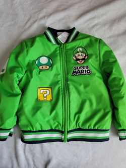 Super Mario Bomber Jacket for Kids- Luigi