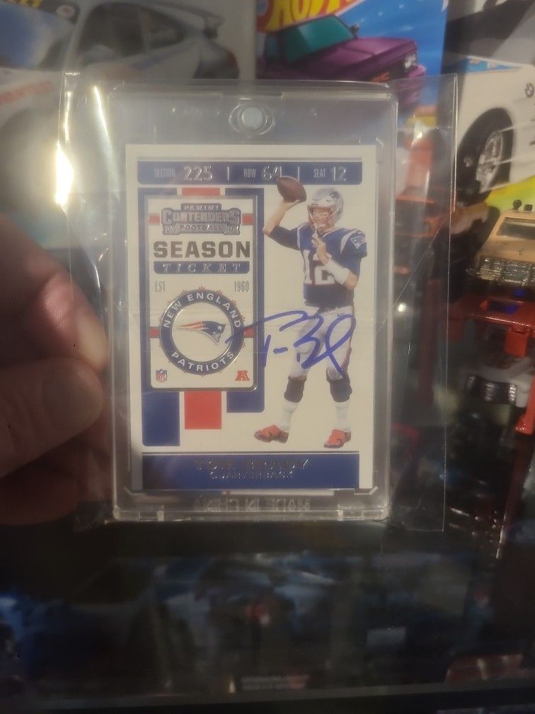 Tom Brady Auto Card