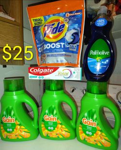 Gain detergent package