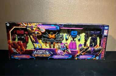 🟢 Tarantulas, Cliff Jumper, Squeezeay, & Tarn 6” Fig. Transformers Legacy United 4-Pack