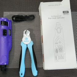 Pet Nail Grinder + Nail Clipper