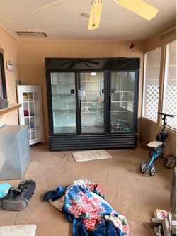 3 Door commercial fridge